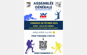 Assemblée Générale de la Section APS